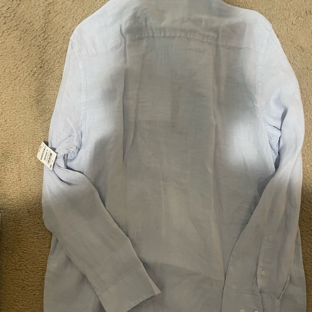 Linen Shirt Large ((Long Sleeve)